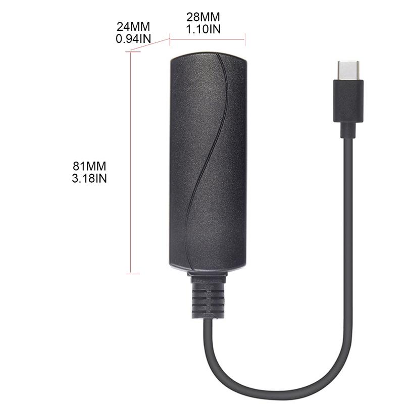 Product Introduction of Type-C to POE Adapter Networking Card Type-C To PoE 10/100Mbps IEEE802.3af Internet Cable For Smartphones Tablets 0