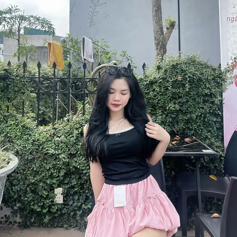 ￼Chân Váy Nơ Phồng 2 Lớp Chất Gió Mát Nhẹ Có Quần Trong Hàng Đẹp Nên Dáng Siêu xinh Nữ Women 4