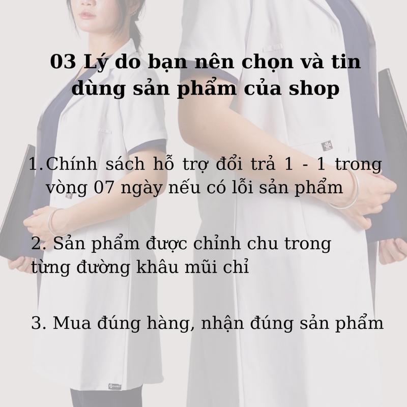 Product Introduction of Áo Blouse Nữ Tay Ngắn Thêu Tên Miễn Phí - Món Quà Valentine Ý Nghĩa Cho Bác Sĩ - Kèm Quà Tặng 2