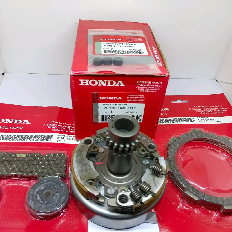 Paket 5item Lonceng GN5 Honda supra lama supra x lama grand astrea prima win Kampas Kopling 2