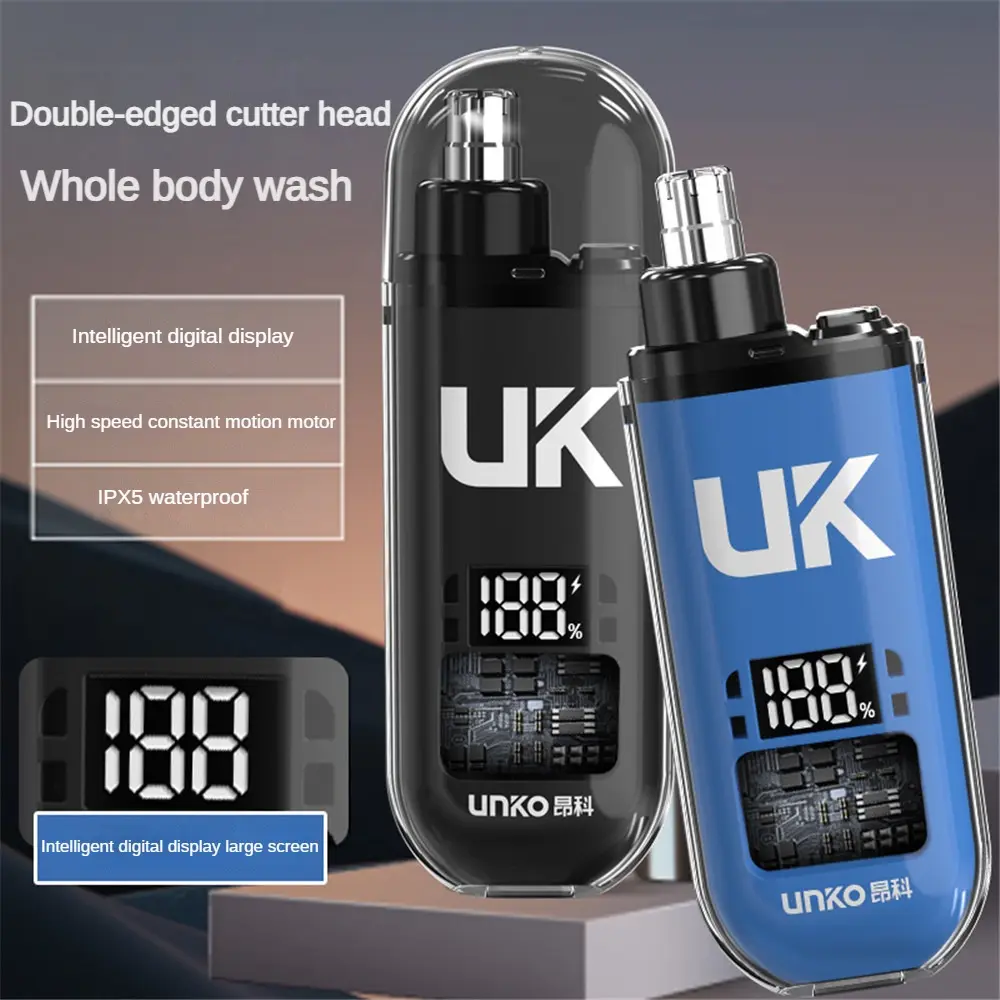 Portable Nose Hair Trimmer Electric Portable Men USB Charging Mini Nose Hair Trimmer Face Care Kit Tools Comfort