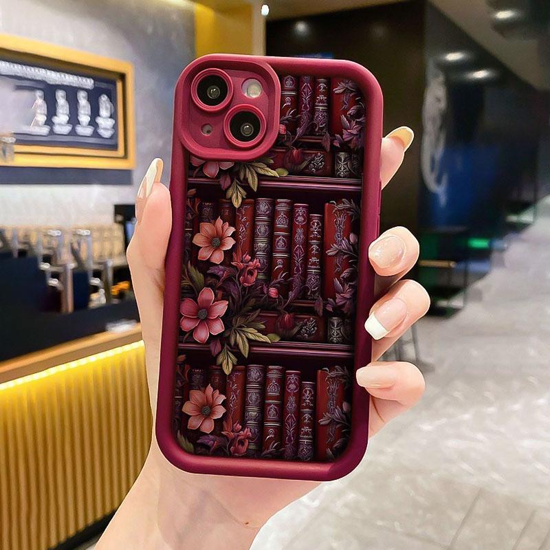 Product Introduction of Floral Embossed Phone Case, Decorative Phone Protector Cover, Phone Accessories Compatible with iPhone 11 12 13 14 15 Pro Max Pro Plus 1