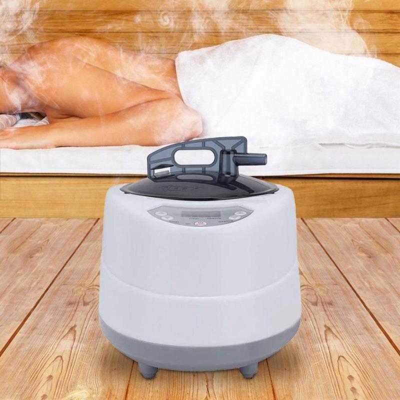 2L Sauna Steamer US Plug 1000W 220V/50Hz Fumigation Steam Machine Multifunctional Large Capacity Steam Generator Steam Pot 5