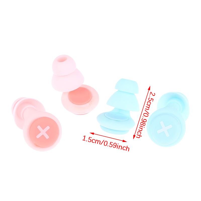 Product Introduction of 1Pair Four-Layer Design Anti-Noise Soft Sponge Sleeping Earplug Silicone Ear Plugs Sleep Professional Soundproof Earplug Noise Reduction Filter 27