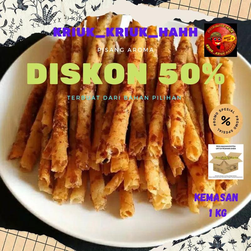 Pisang cokelt 1 kg / Pisang Aroma Coklat Food Snacks Makanan Cokelat 4