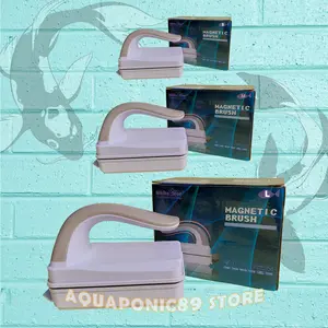 Magnet Pembersih Kaca Aquarium Size S M L Magnetic Brush Nikita Star Alat Pembersih Aquascape Akuarium