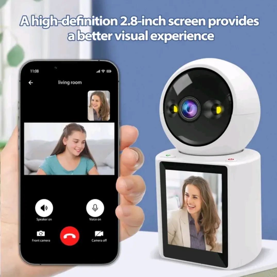 CAMERA GỌI VIDEO 2 CHIỀU ICSEE V3 4MP 2K HÌNH ẢNH RÕ NÉT, XOAY 360 ĐỘ,ĐÈN LED CÓ MÀU ĐÊM control ez viz ezviz komex ptz