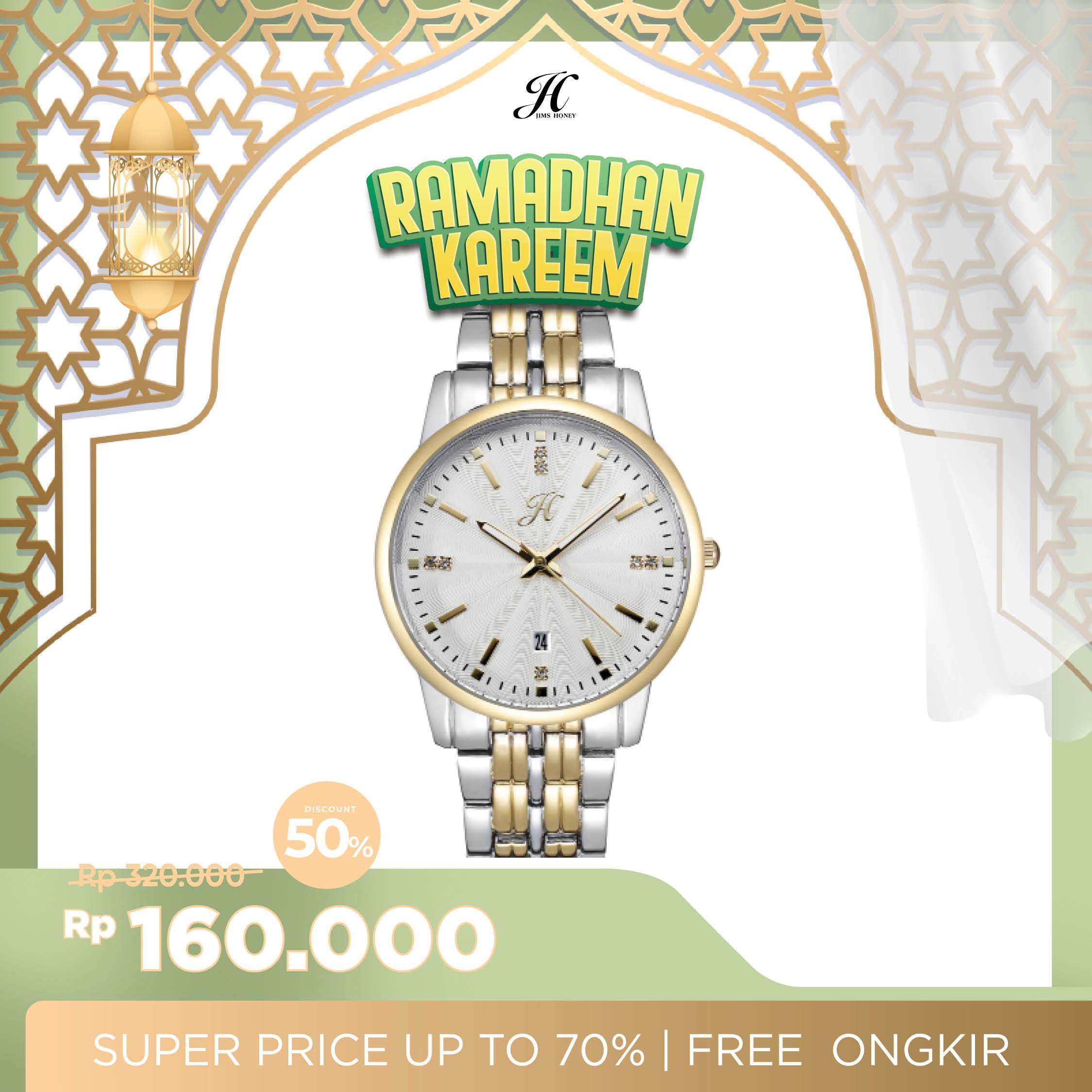 JIMS HONEY JAM TANGAN COUPLE JT 6003 (FREE BOX + BATERAI)