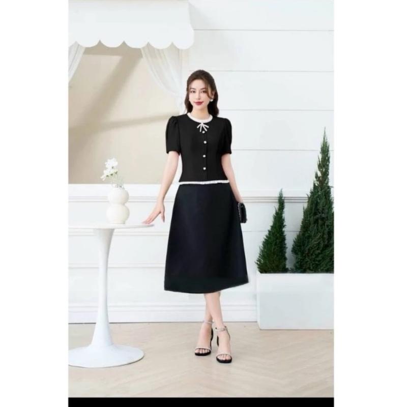 ÁO KIỂU DÚN VIỀN TRẮNG TAY PHÔNGF TRẺ TRUNG ĐỦ SIZE S ĐẾN 5XL 3