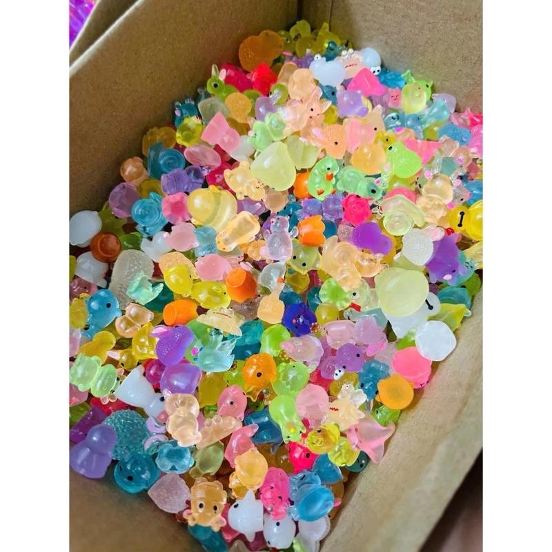 Sét 50 Túi mù mini 1cm dạ quang, túi kẹo bóc quà bí mật dạ quang, blind bag kẹo bóc quà test nhân phẩm cho bé 6