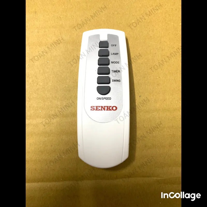 Điều Khiển Remote Quạt Senko hàng LOẠI 1. 0
