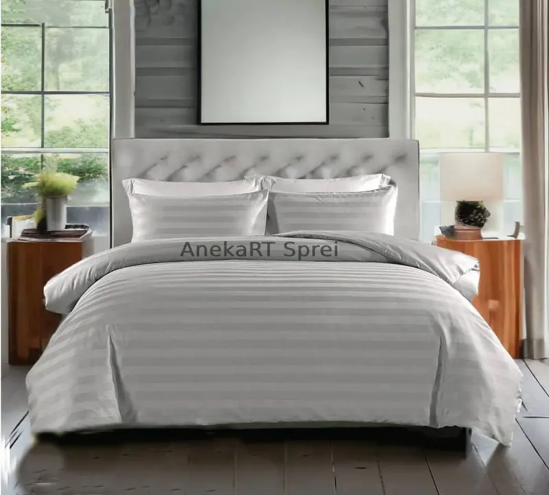 PART 2 - BEDCOVER SET HOTEL GRAMASI 130 MICROTENCEL, BED COVER SPREI SET MIKROTENSEL SILK PREMIUM INCLUDE SABUK KARET ANTI GESER Sarung Bantal Guling Custom Kain Lembut 3