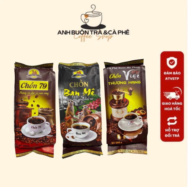  SALE COMBO 3 GÓI CÀ PHÊ 500G = 1,5KG  GU CÀ PHÊ BỘT VỀ TRỘN - PHA PHIN TRUYỀN THỐNG  ĐẬM ĐẶC- THƠM BÉO- ÍT ĐẮNG  79 nâu Cafe Coffee Socola 