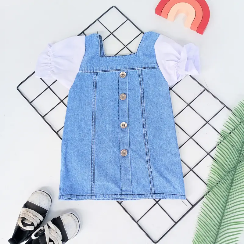 DRESS JASMINE JEANS Baju Dress Denim Anak Perempuan Berkualitas Fashion 2