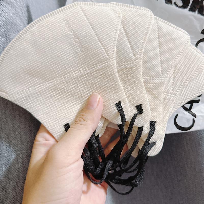 [ Giá Sỉ Set 50 cái Màu Kem ] Khẩu trang 5D An Phong Việt Nam Trơn mask Phụ Kiện