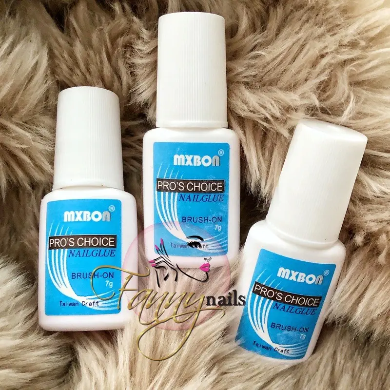 MX BON BIRU BLUE STRONG New lem kuku palsu mxbon biru blue fake nail glue lem kupal debonder kupal