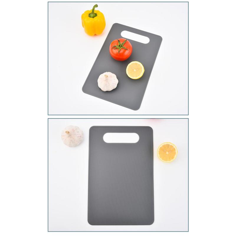 Product Introduction of Double Sided Hangable Fruit & Vegetable Cutting Board, 1 Count Household Plastic Chopping Board, Food Cutting Board for Kitchen 3