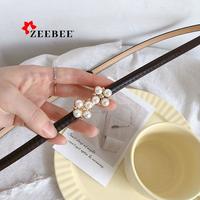 Gambar ZenBlossom Ikat Pinggang Wanita Belt Kulit 8 Mutiara Gesper Coklat Elegan Putih Outfit Jeans sabuk coquette Aksesoris Anak - Putih BW dari ZenBlossom Kota Administrasi Jakarta Barat 3 Tokopedia