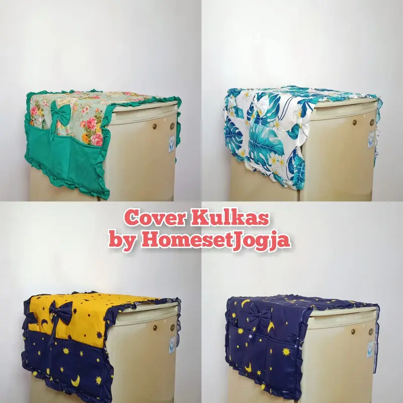 Taplak Kulkas Cover Kulkas Sarung Kulkas Cantik 4