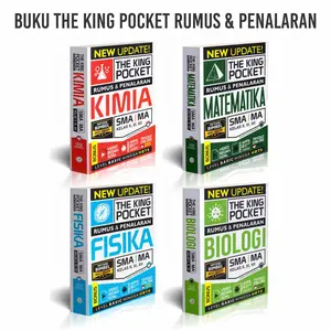 Buku Kimia Matematika Fisika Biologi : The King Pocket Rumus dan Penalaran SMA MA Kimia Matematika Fisika Biologi Kelas X XI XII / Forum Edukasi Group - FE
