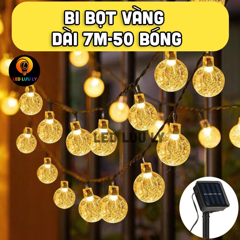 Đèn LED Dài 7M-12M Năng Lượng Mặt Trời 50 Bóng Chớp Nhiều Chế Độ LED tự động bật vào lúc hoàng hôn ngoài trời không thấm nước ngoài trời sân vườn đèn chớp - đèn nháy năng lượng mặt trời