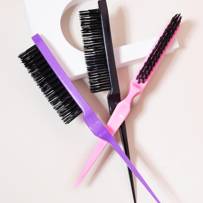 3pcs Hair Brush Set, Hair Styling Comb, Wet and Dry Use Pointed Tail Tools for Women 2