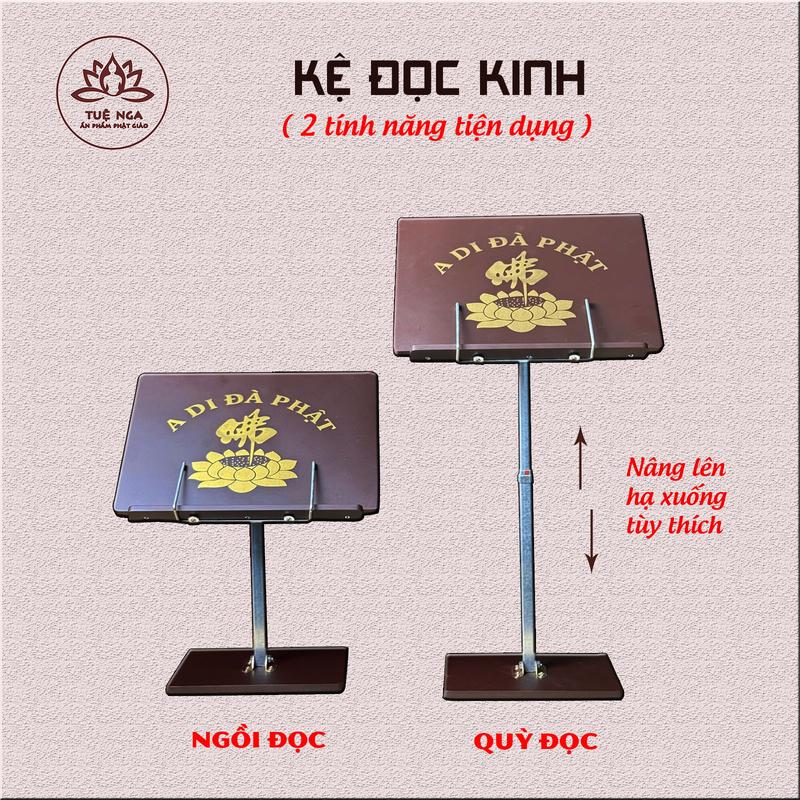 Kệ Đọc Kinh 2 Chức Năng - Có Thể Điều Chỉnh Độ Cao Sơn Bóng Mờ Hạn Chế Bị Trầy Xước - Tuệ Nga