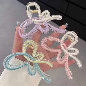 ED - 10CM - JEDAI JEPIT RAMBUT STYLE KOREA MODEL KUPU KUPU SOFT PASTEL GLOSSY GIRL FASHION PREMIUM