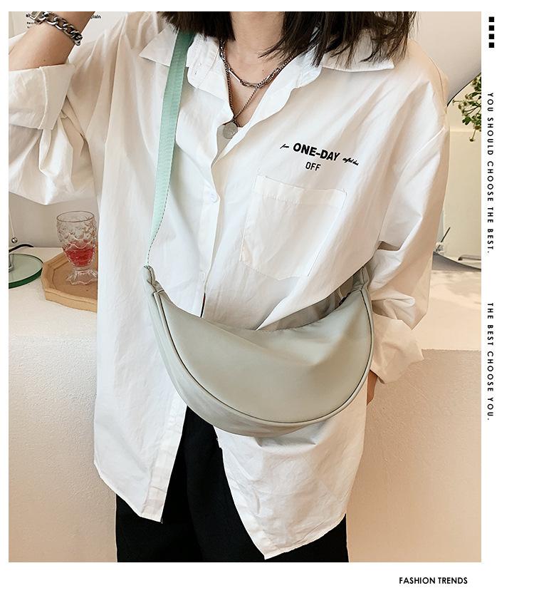 Product Introduction of Túi Đeo Chéo, Chất Liệu Nylon, Bán Chạy, Thiết Kế Hợp Xu hướng Mới, Túi Đeo Vai Và Bánh Bao Dễ Phối Đồ Nhẹ, Phong Cách Thường Ngày Túi Vải Kẹp Nách, Túi Xách 0