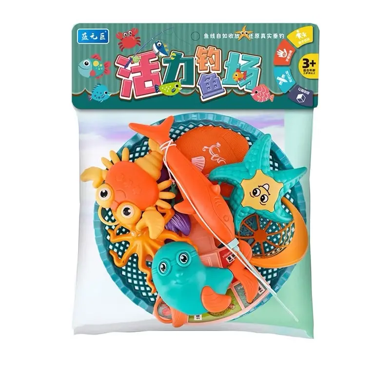 Đồ chơi câu cá cho bé với vỉ câu và rổ phụ kiện - Toy 4