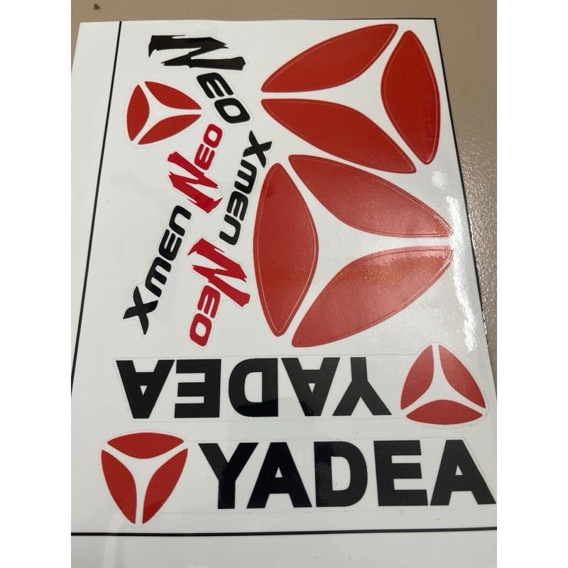 ￼Tem logo YADEA Xmen Neo dán xe điện Nhãn Dán