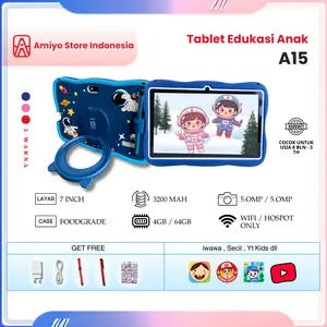 Amiyo IPS Screen Tablet Study Kids A15 Astronout Tablet Anak Tablet Edukasi Wifi Only 7 inchi Hotspot Bluetooth Kamera Chipset