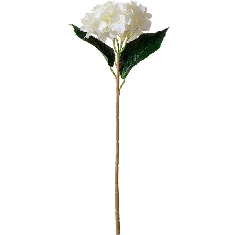Product Introduction of ccpian With Leaves 45CM Artificial Hydrangea Blue Realistic Fake Silk Flowers Colorful Flower Bouquet 8