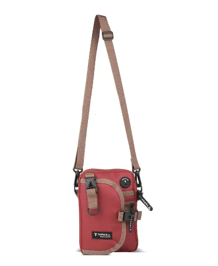 [Beli Lokal] TAPAXCO Tas Selempang Pria Vermin Slingbag Casual Local Original Hitam 5