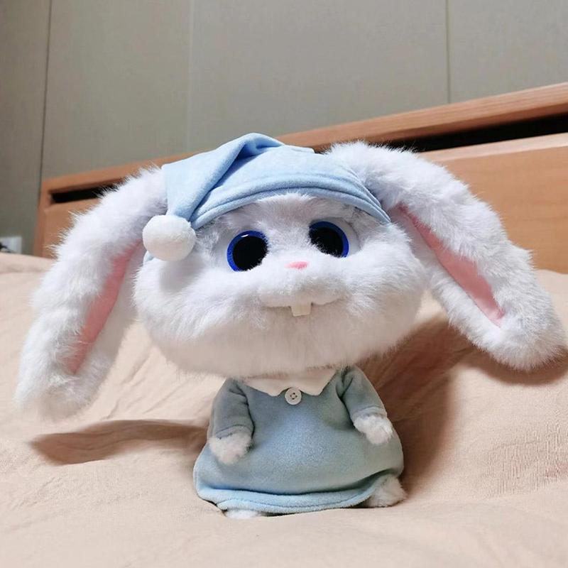 Đồ Chơi Nhồi Bông Bóng Tuyết Hình, Bí Mật Cuộc Sống Của Vật Nuôi, Thỏ Dễ Thương Nhồi Bông, Cà Rốt Nhồi Bông, Tai Có Thể Di Chuyển, Búp Bê Hoạt Hình, Đồ Chơi Sinh Nhật, Quà Tặng