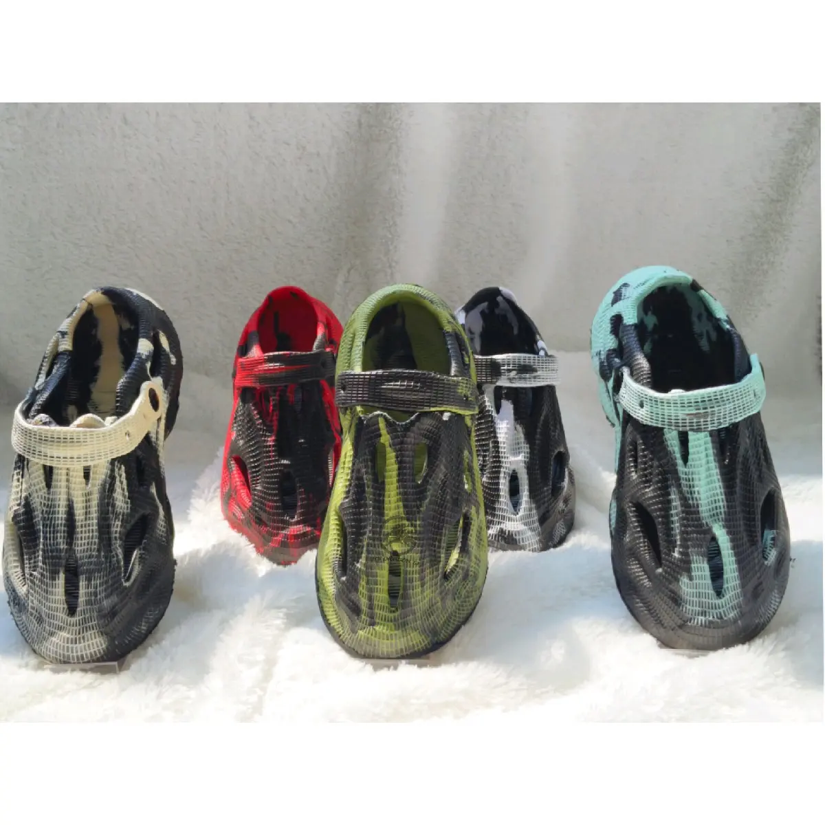 Sepatu pria Dewasa Loreng EVA / Sepatu Loreng Pria Dewasa Slide
