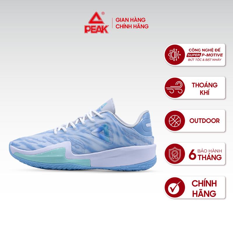 Giày Bóng rổ Pickleball nam PEAK công nghệ Supper – P-Motive Glitter V2 E241161A thích hợp chơi các bộ môn thể thao ngoài trời