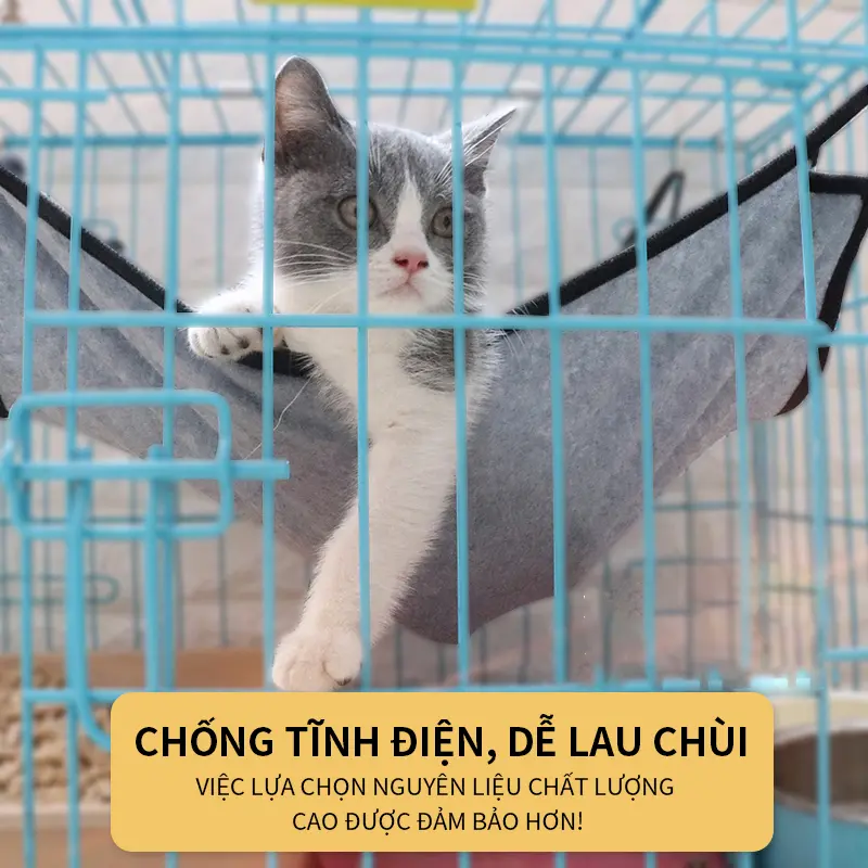 Mèo võng treo xích đu mèo tổ bốn mùa phổ quát mèo võng vật nuôi