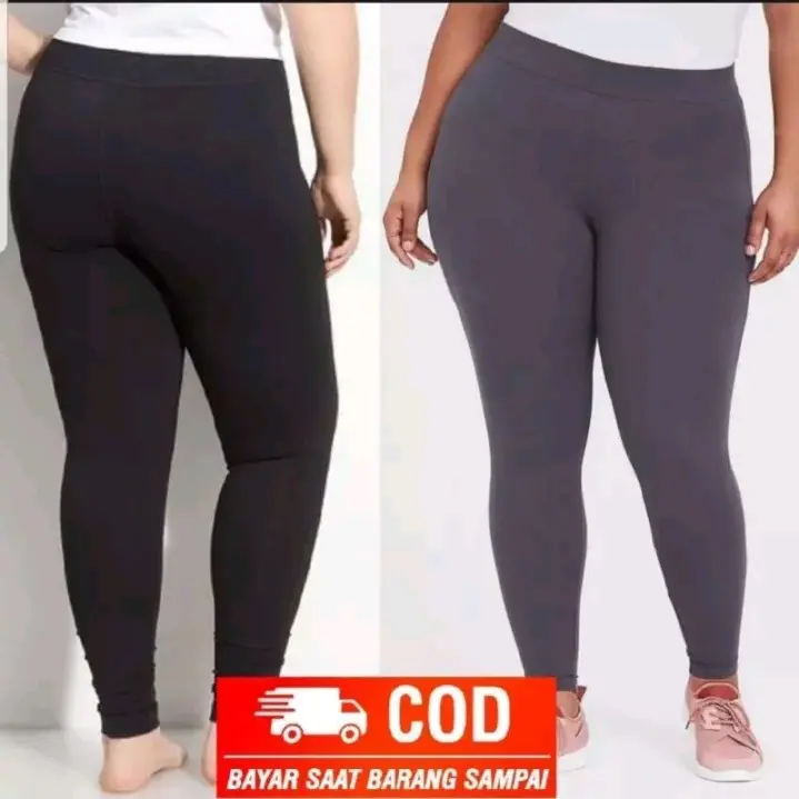 legging SUPER JUMBO XXXL/bahan sepandek premium/bb 80-120 kg Celana Fit