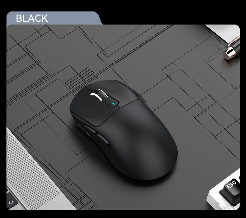 Product Introduction of Original Attack Shark X3 Wireless Mouse Multiple Colors Three-mode Lightweight Design Ergonomics PAW3395 E-sports Gaming Mouse 26