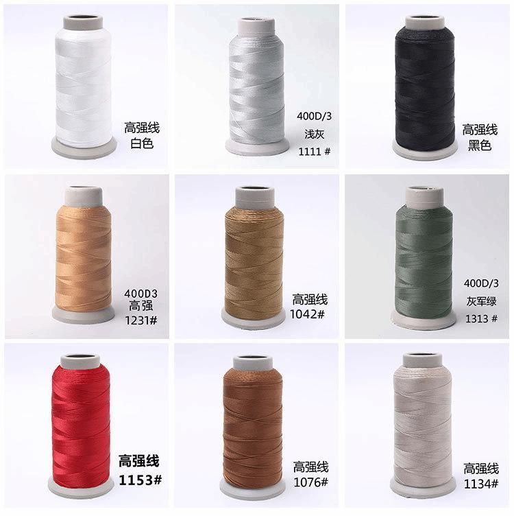 Product Introduction of Chỉ may, sợi nylon, sợi dày, sợi lụa, sợi thép, phục hồi cao, sợi 400 D3, thích hợp cho chỉ jean, để sử dụng trong gia đình 7