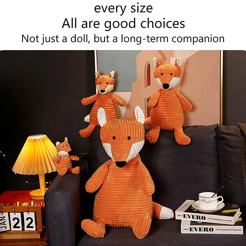 Zhao Lusi Sangzhi-Búp Bê Nhồi Bông Cho Bé Gái, Đồ Chơi Nhồi Bông Peluche, Quà Sinh Nhật Nữ Tính, Phim Tình Yêu Ẩn, Cáo Plushie 0