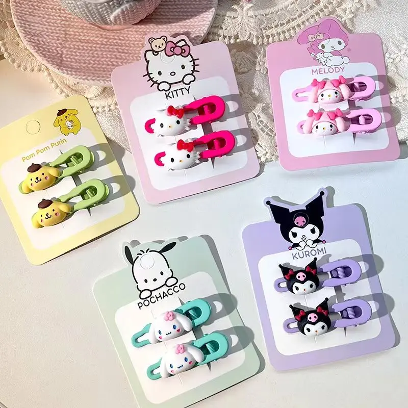 Kẹp Tóc Mỏ Vịt Sanrio, Phong Cách Hoạt Hình Phổ Biến Thích Hợp Cho Bé Gái Trẻ Trung Dễ Thương, Phụ Kiện Đội Đầu, Bộ Sưu Tập 11000 Người