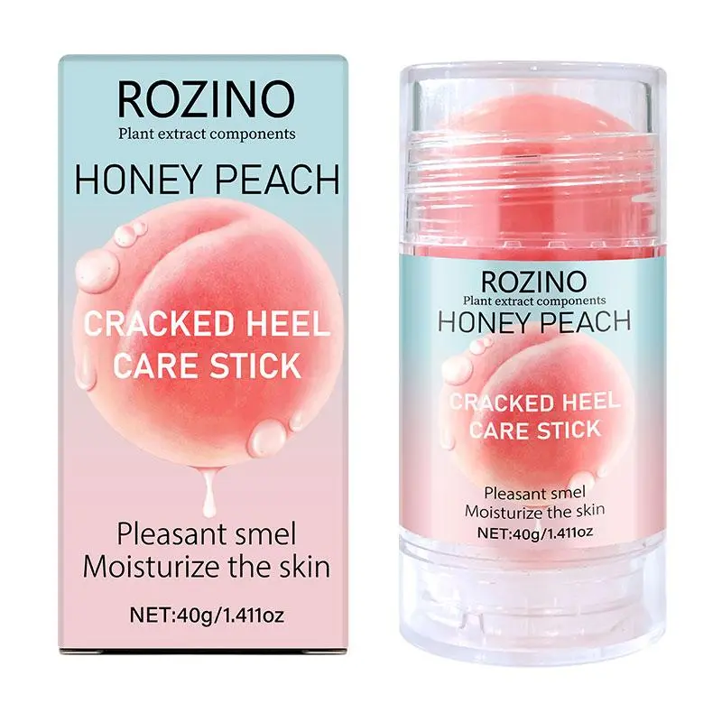 Honey Peach Cracked Heel Care Stick, Moisturizing Foot Care Stick, Quickly Care Stick for Dry and Cracked Skin, Suitable for Women & Men, Moisturizer, Body Care, Moisturize The Skin 7