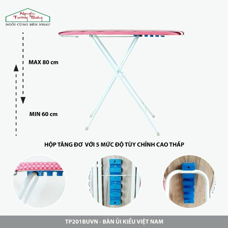 Kệ để ủi đồ tăng giảm độ cao UIVN1 - Cầu Là quần áo giá rẻ 47wood 3
