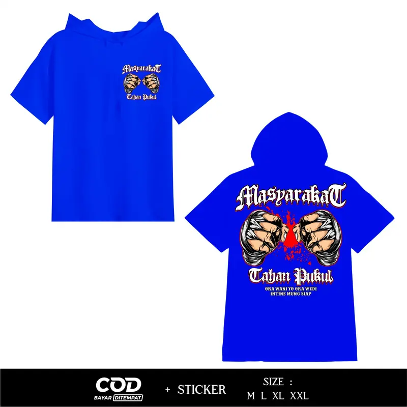 TS Hoodie Netral Masyarakat Tahan Pukul Ora Wani Yo Ora Wedi Intine Mung Siap Sablon DTF Desain Terbaru by Inzavibe 4
