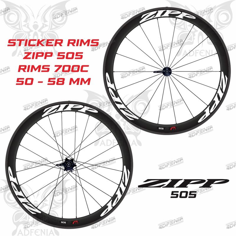 Stiker Decal Rims Zipp 505 Road Bike Fixed Gear 700c - Shop | Tokopedia
