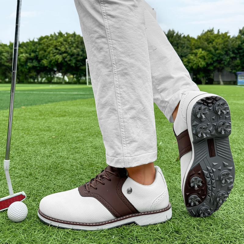 Product Introduction of Professional Golf Shoes Men Spikes Golf Sneakers Outdoor Walking Footwears Non-slip Grass Golf Training Shoes 22