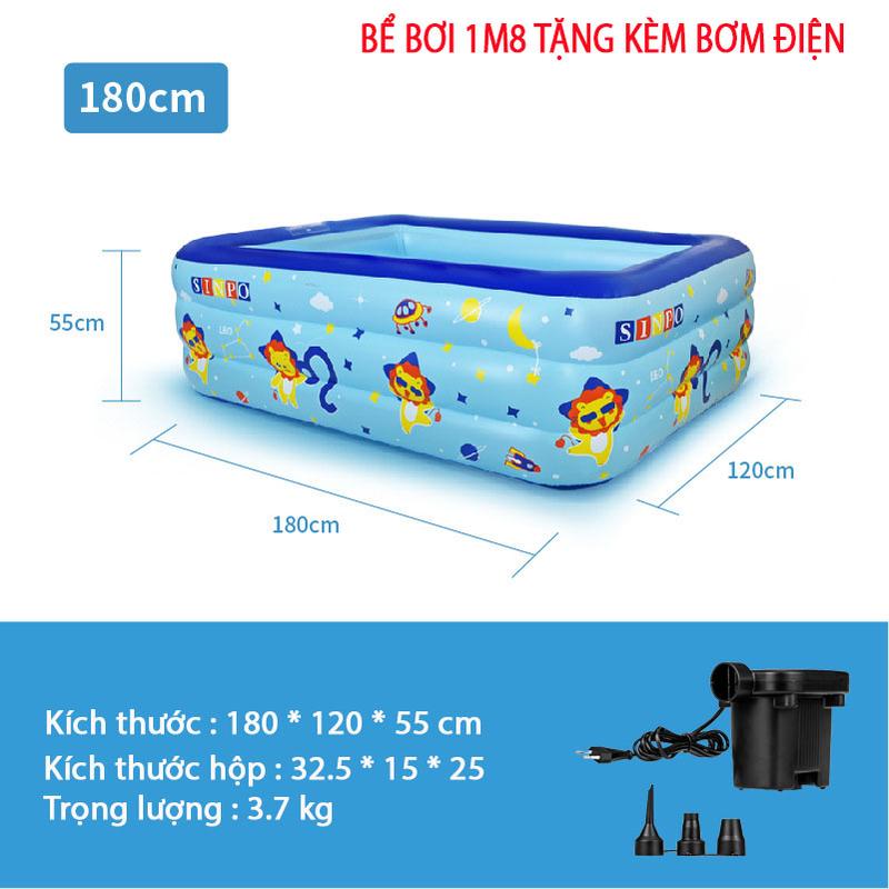 Product Introduction of HỒ BƠI 1M5 3 TẦNG CHO BÉ TẶNG KÈM BƠM ĐIỆN - BỂ BƠI NHIỀU TẦNG CHO TRẺ EM - CÓ NHIỀU KÍCH CỠ. Em bé Trẻ mới tập đi Bé gái Bé trai Mềm Giáo dục sớm 8