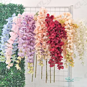Terlaris MLB Bunga Juntai Wisteria Premium Tangkai Panjang Artificial